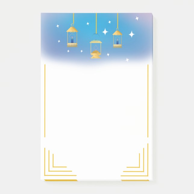 Ramadan Mubarak Post-it Klebezettel (Vorderseite)