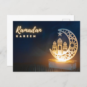 Ramadan Mubarak Ramadan Kareem Holiday Postcard Postkarte