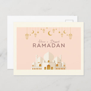 Ramadan Mubarak Ramadan Kareem Holiday Postcard Postkarte