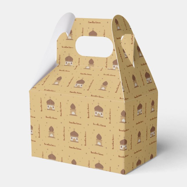 Ramadan Mubarak -Ramadan Kareem -Iftar Gevor Boxes Geschenkschachtel (Vorderseite)