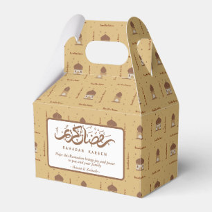 Ramadan Mubarak -Ramadan Kareem -Iftar Gevor Boxes Geschenkschachtel