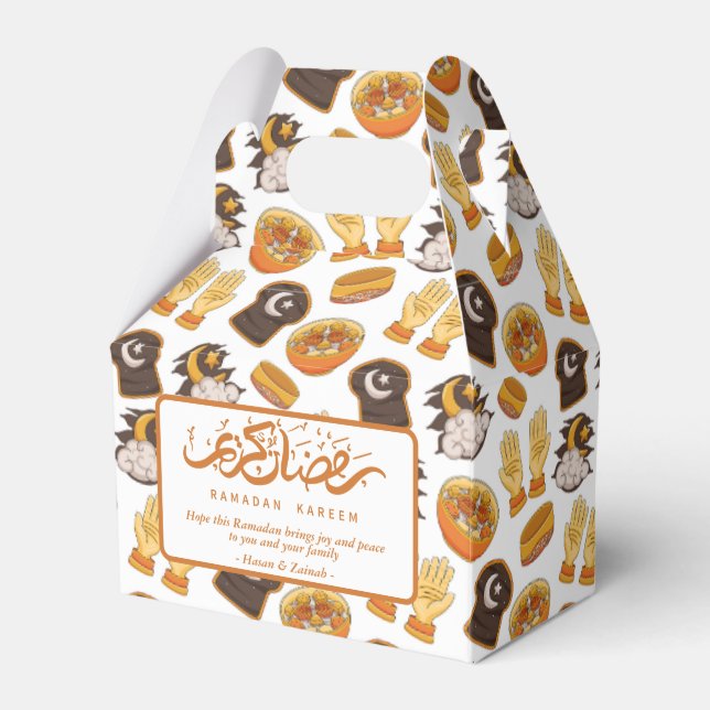 Ramadan Mubarak -Ramadan Kareem -Iftar Gevor Boxes Geschenkschachtel (Vorderseite)