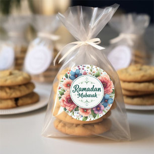 Ramadan Mubarak Runder Aufkleber