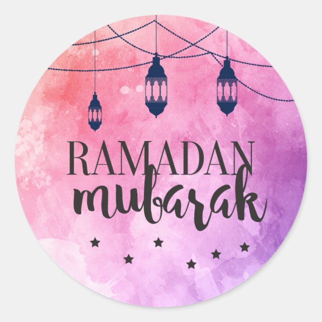 Ramadan Mubarak Stickers, Eid Mubarak Stickers (Vorderseite)