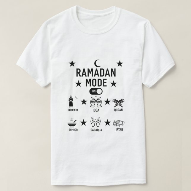 Ramadan Mubarak T-Shirt (Design vorne)