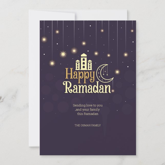 Ramadan Night Holiday Card Feiertagskarte (Vorderseite)