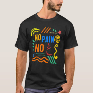 Ramadan No Pain No Gain Adult muslimischen arabisc T-Shirt