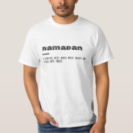 Ramadan Nomen Snacks Illegal Bis Sonnenuntergang T-Shirt
