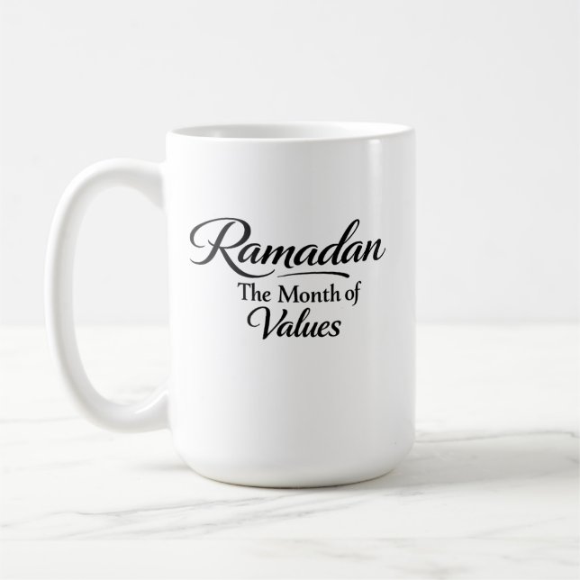 Ramadan of Values Kaffeetasse (Links)