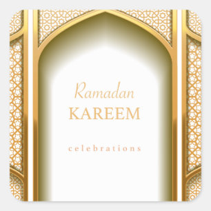 Ramadan Quadratischer Aufkleber