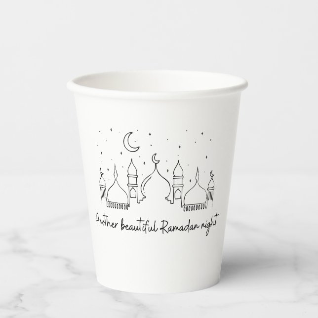 RAMADAN RAMADAN KAREEM RAMADAN MUBARAK PAPPBECHER (Vorderseite)