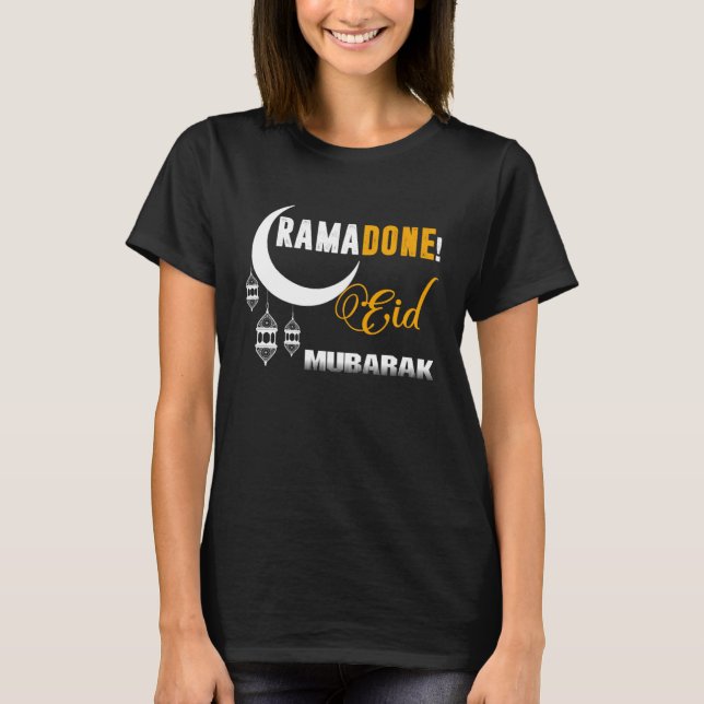 Ramadan Ramadone EID Mubarak Ramadan Muslim Arabic T-Shirt (Vorderseite)