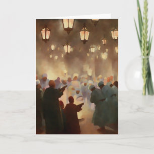 Ramadan scene from 1902 -painting karte