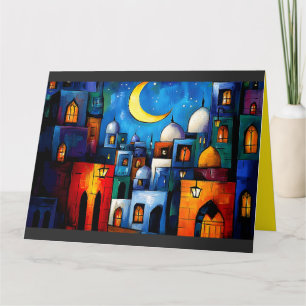 Ramadan Stadtlandschaft Eine lebendige Fusion vo Karte