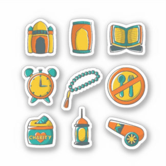 RAMADAN STICKERS AUFKLEBER