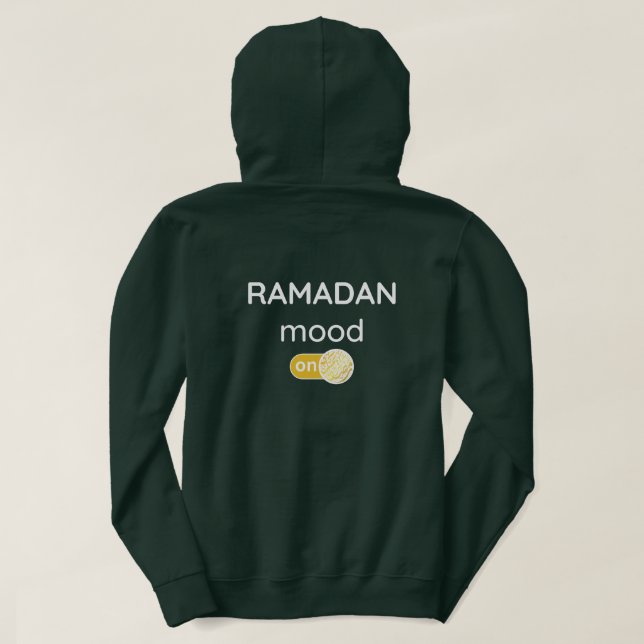 Ramadan-Stimmung auf dem Fasten der Islamischen Hoodie (Design Rückseite)