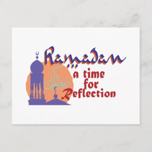 Ramadan Zeit zum Nachdenken Postkarte