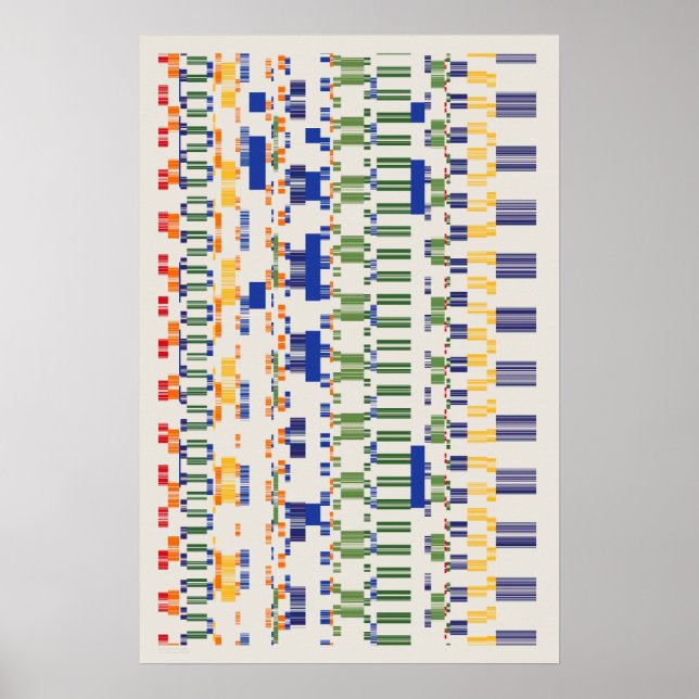 Ramanujan Numbers Pattern  Poster (Vorne)