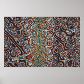 Ramanujan Theta Flow Field Poster