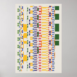 Ramanujan-Zahlenmuster Poster