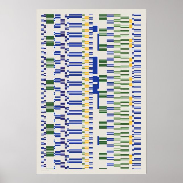 Ramanujan-Zahlenmuster  Poster (Vorne)