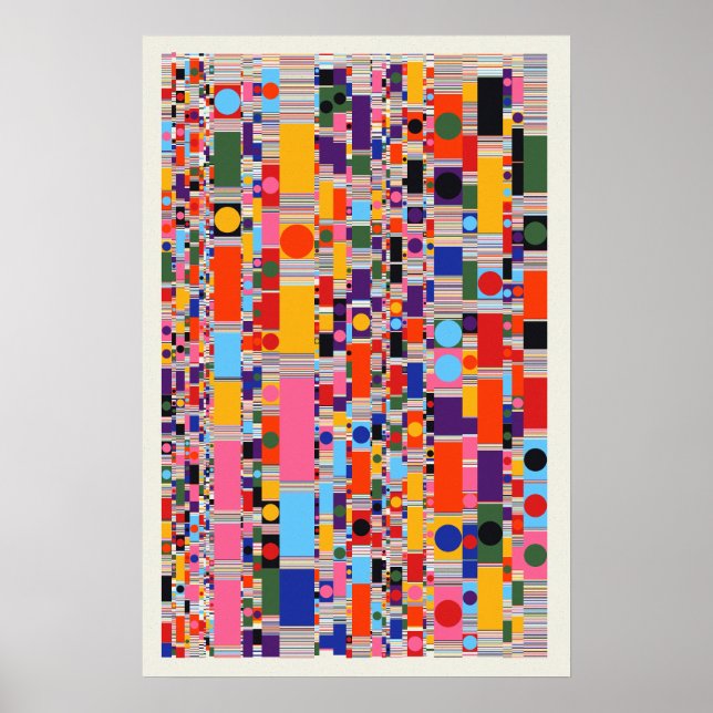 Ramanujan-Zahlenmuster  Poster (Vorne)