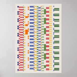 Ramanujan-Zahlenmuster Poster