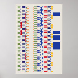 Ramanujan-Zahlenmuster Poster