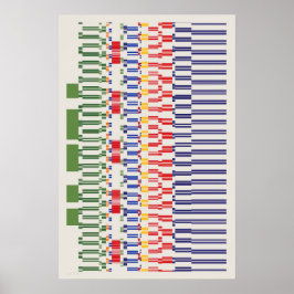 Ramanujan-Zahlenmuster Poster