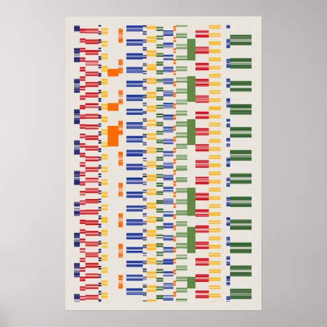 Ramanujannumbers Muster  Poster (Vorne)
