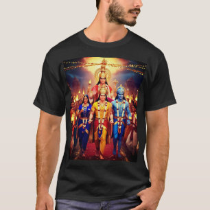 Ramas Rückkehr zum Ayodhya-T - Shirt Celebrate L