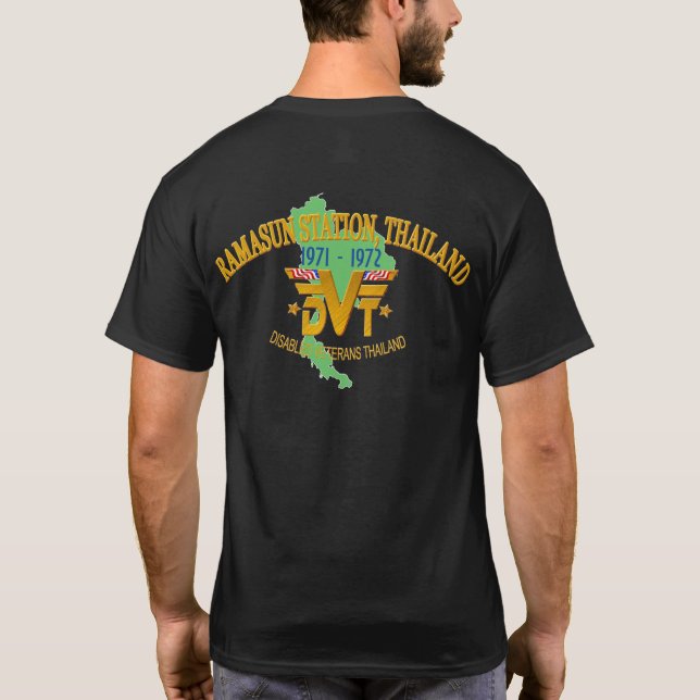 Ramasun Station, Thailand-Veteranen-T - Shirt (Rückseite)