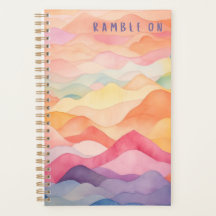 Ramble On Watercolor Planner