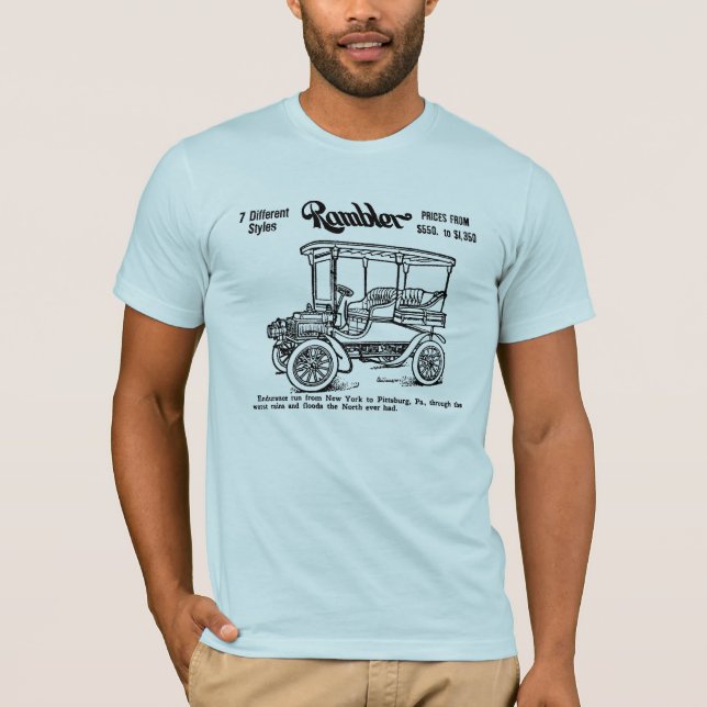Rambler-Auto-Anzeige 1904 T-Shirt (Vorderseite)