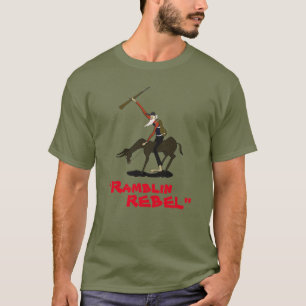 Ramblin Rebel Nose Art T - Shirt