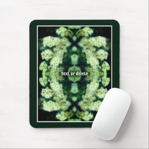 Rambling Wild White Roses Abstrakt Personalisiert Mousepad