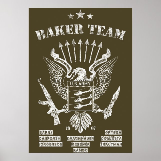 Rambo Baker Team Poster (Vorne)