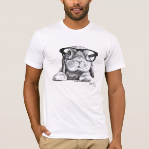 Rambo der Hipster Bunny T-Shirt