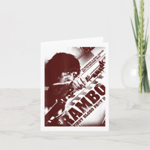 Rambo Erstes Blut Teil II Sie Got, Krieg zu werden Karte