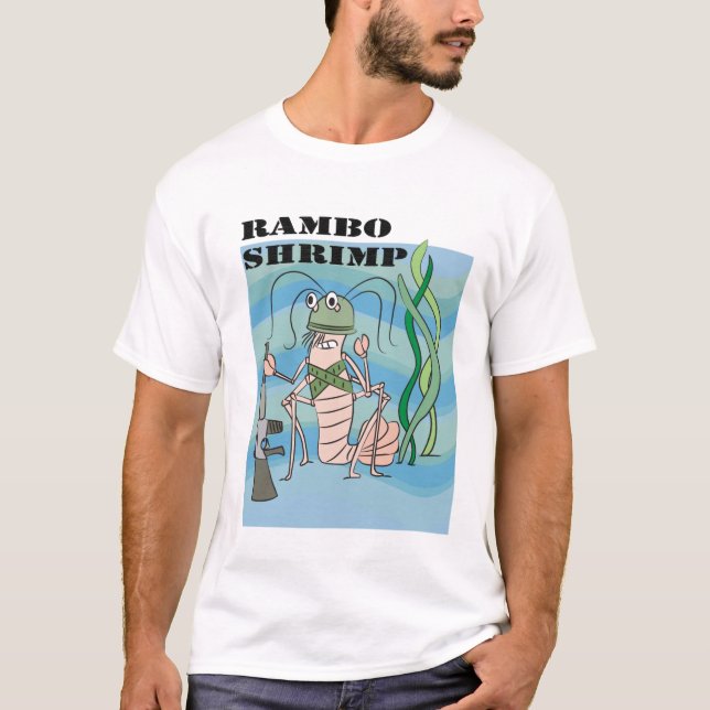 rambo Garnele T-Shirt (Vorderseite)