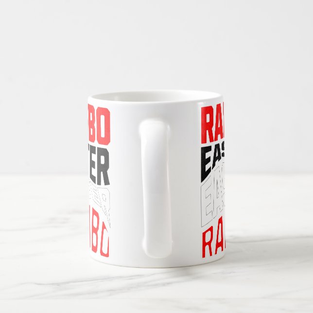 Rambo-Ostern. Kaffeetasse (Henkel)