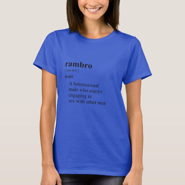 RAMBRO T-Shirt (Vorderseite)