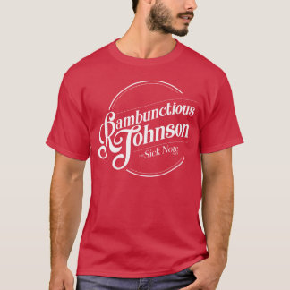 Rambunkykles Johnson White Letters T-Shirt