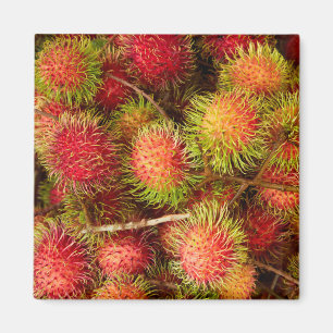 Rambutan Fruit auf dem Can Duoc Market Magnet