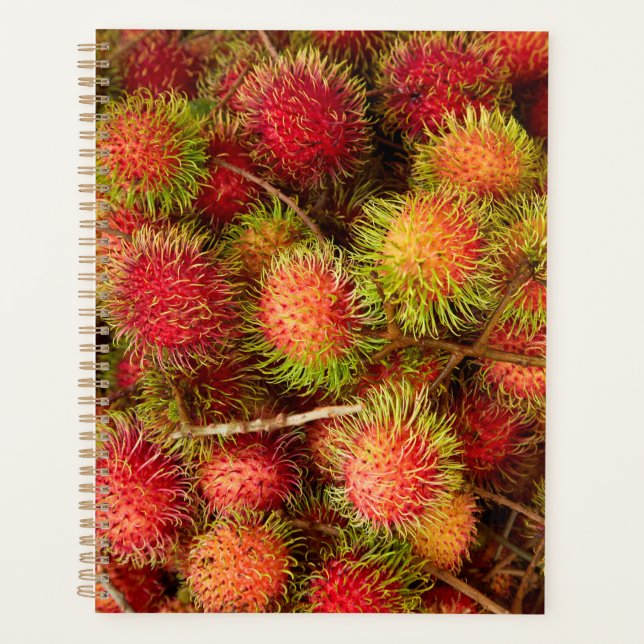 Rambutan Fruit auf dem Can Duoc Market Planer (Vorderseite)