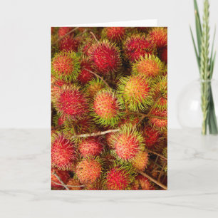 Rambutan Fruit auf dem Markt von Can Duoc Karte