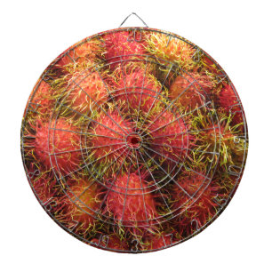 Rambutan Tropical Fruit Dartscheibe