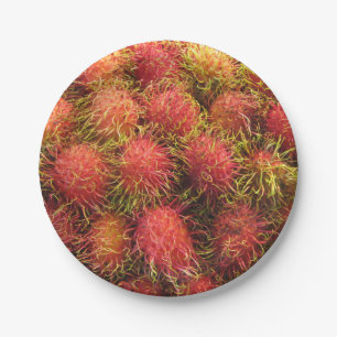 Rambutan Tropical Fruit Pappteller