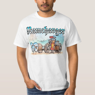 Ramcharger - mittelalterlicher Belagerungs-Cartoon T-Shirt