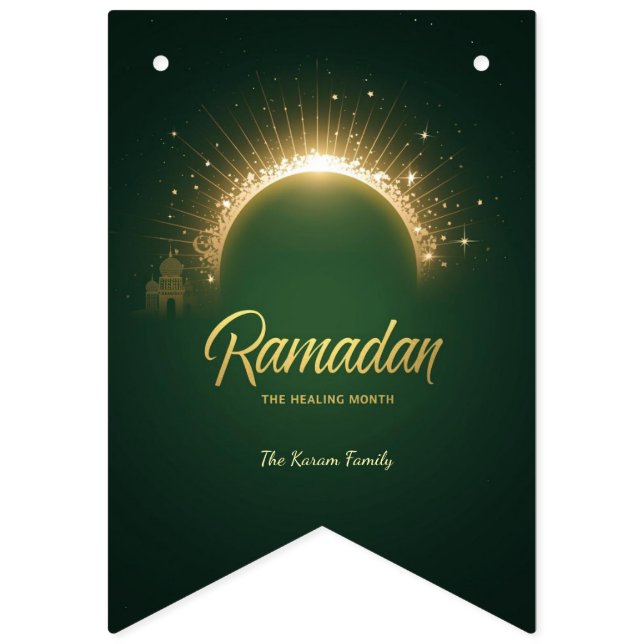 Ramdan Kareem Holiday  Card Wimpelkette (Erste Fahne)